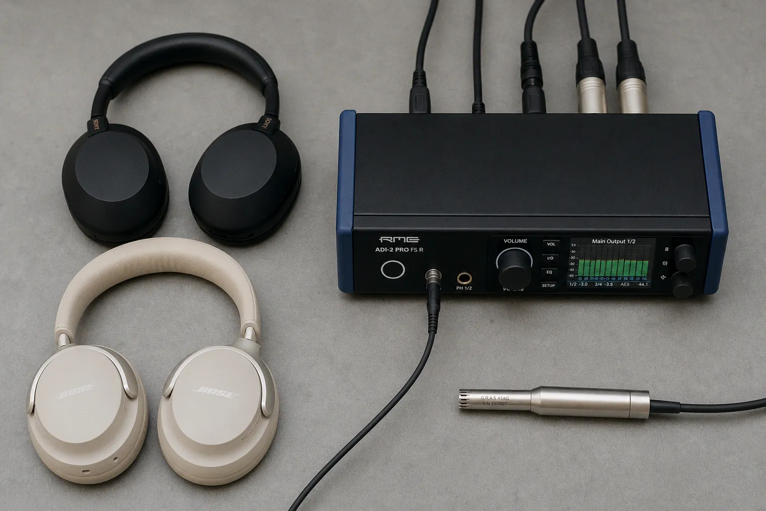 Test Sony XM5 vs Bose Ultra ANC attenuation in decibels